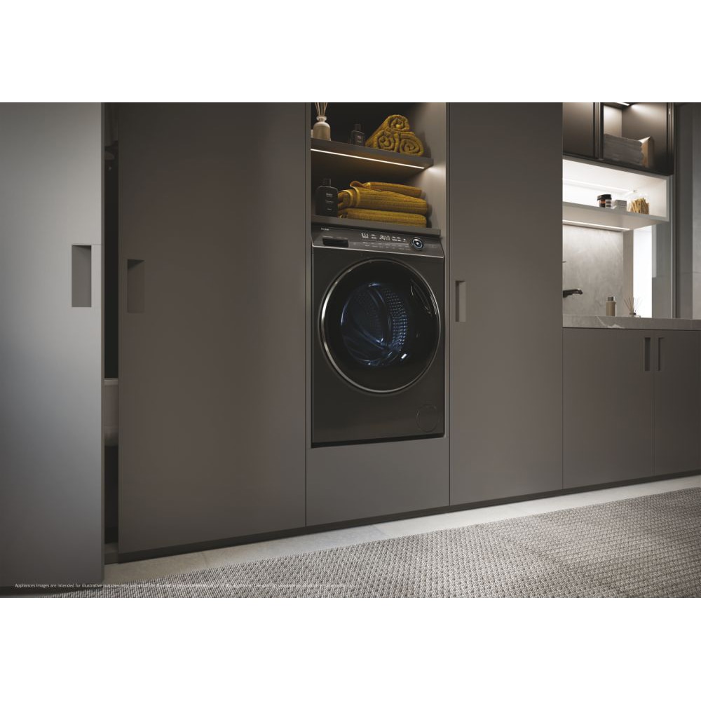 Masina de spalat rufe frontala HAIER HW100G-BD14979, 10 kg, 1400rpm, Clasa A, antracit