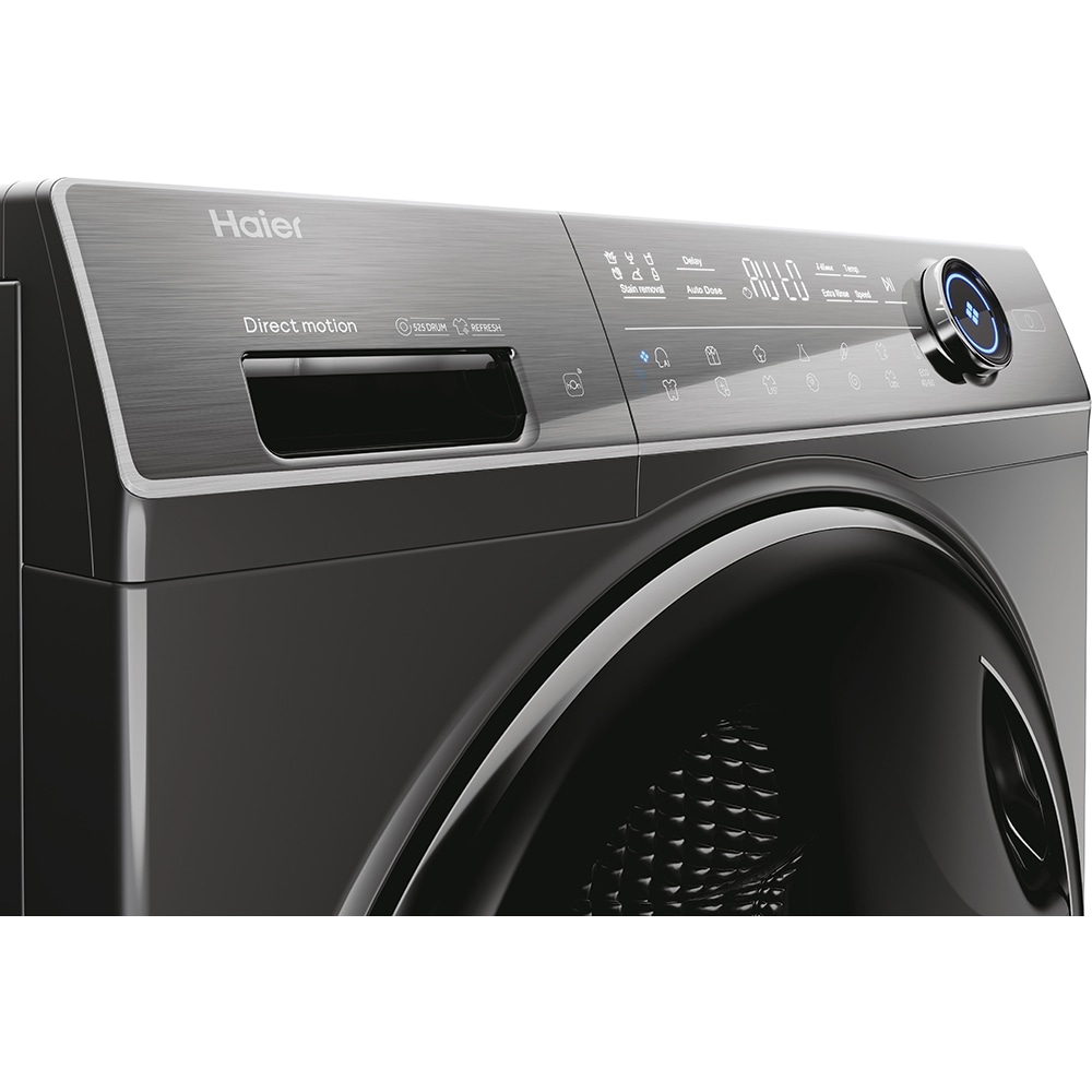 Masina de spalat rufe frontala HAIER HW100G-BD14979, 10 kg, 1400rpm, Clasa A, antracit