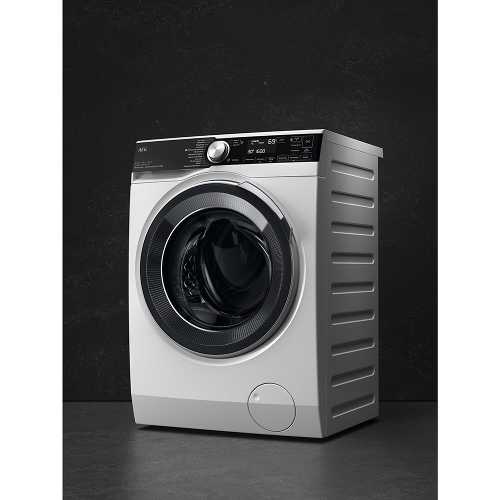Masina de spalat rufe frontala cu uscator AEG LWR85165O, 10/6 kg, 1600rpm, Clasa A/D, alb