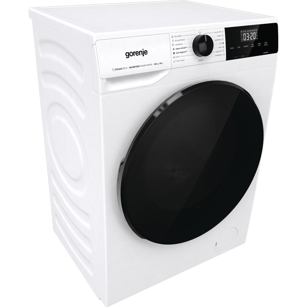 Masina de spalat rufe frontala cu uscator GORENJE WD2A164ADS, 10/6 kg, 1400rpm, Clasa A/D, alb