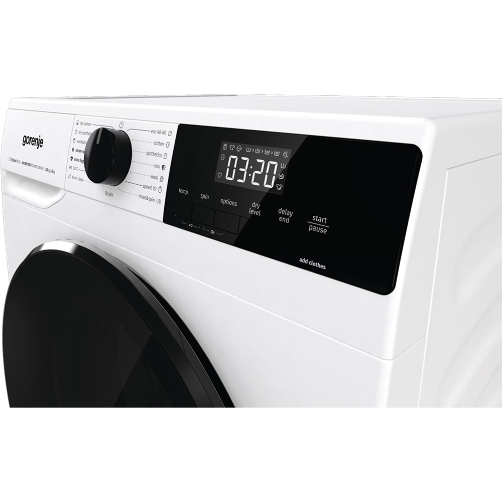 Masina de spalat rufe frontala cu uscator GORENJE WD2A164ADS, 10/6 kg, 1400rpm, Clasa A/D, alb