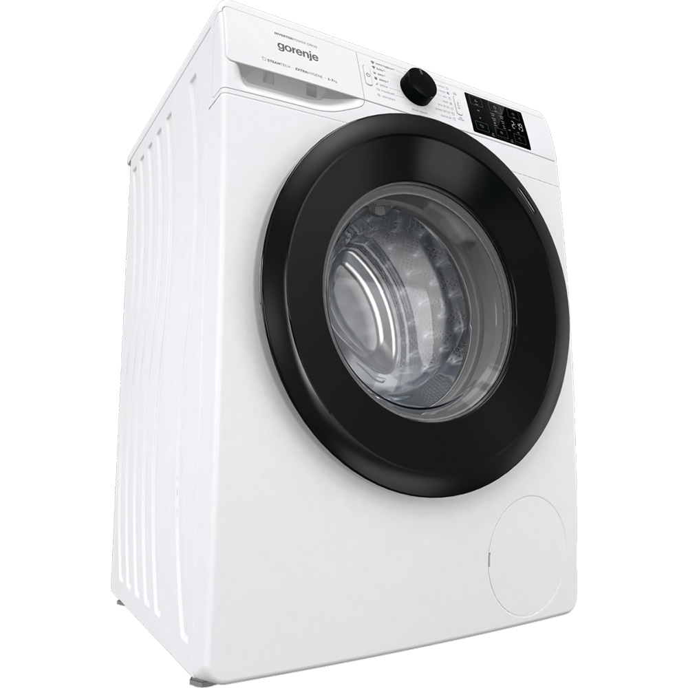 Masina de spalat rufe frontala GORENJE WNEI74AS, SteamTech, 7kg, 1400rpm, Clasa A, alb