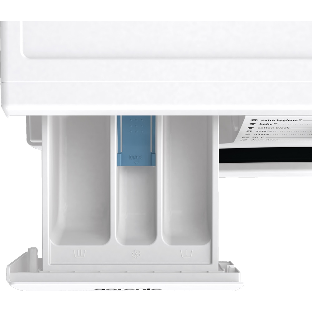 Masina de spalat rufe frontala slim GORENJE WNHPI62SCS, SteamTech, 6 kg, 1200rpm, Clasa C, alb
