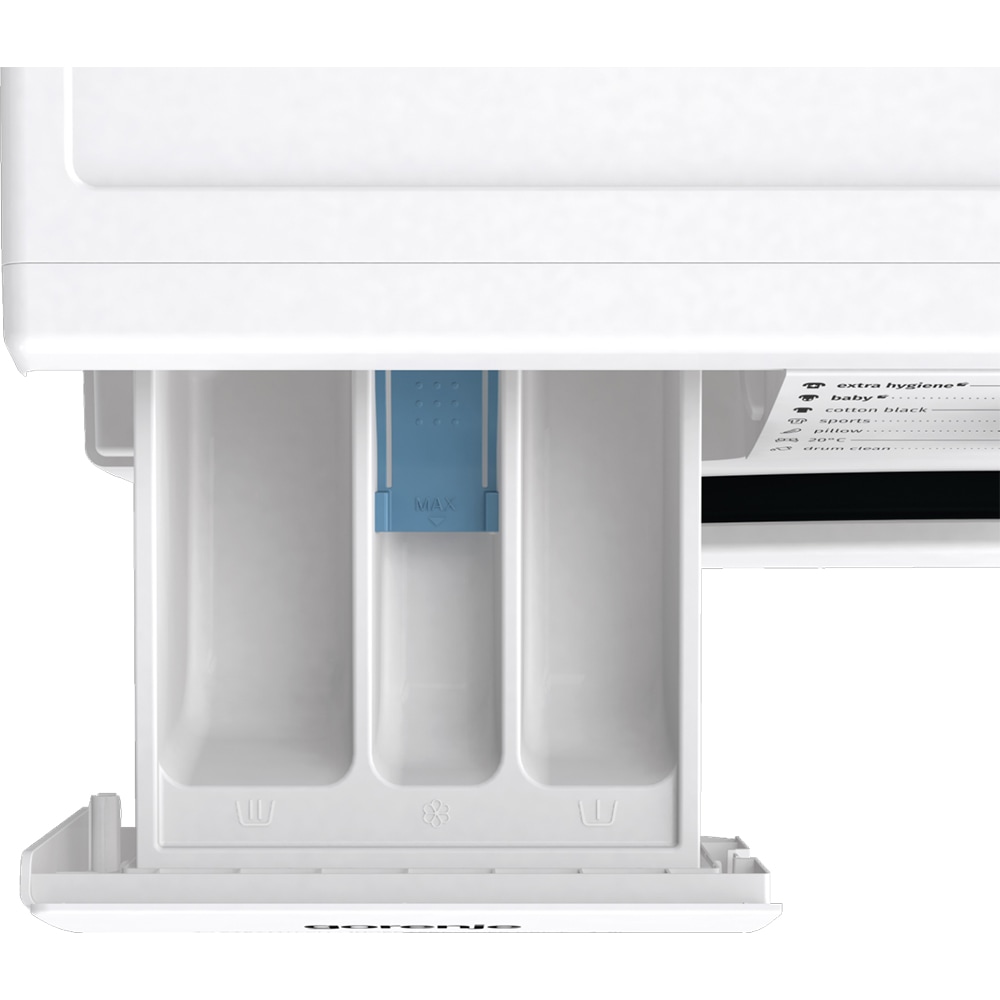 Masina de spalat rufe frontala GORENJE WNHPI84AS, SteamTech, 8 kg, 1400rpm, Clasa A, alb