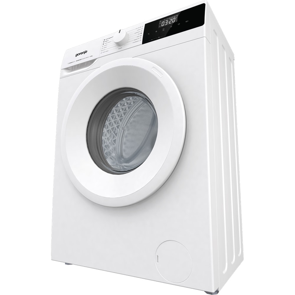 Masina de spalat rufe frontala GORENJE WNHPI84AS, SteamTech, 8 kg, 1400rpm, Clasa A, alb
