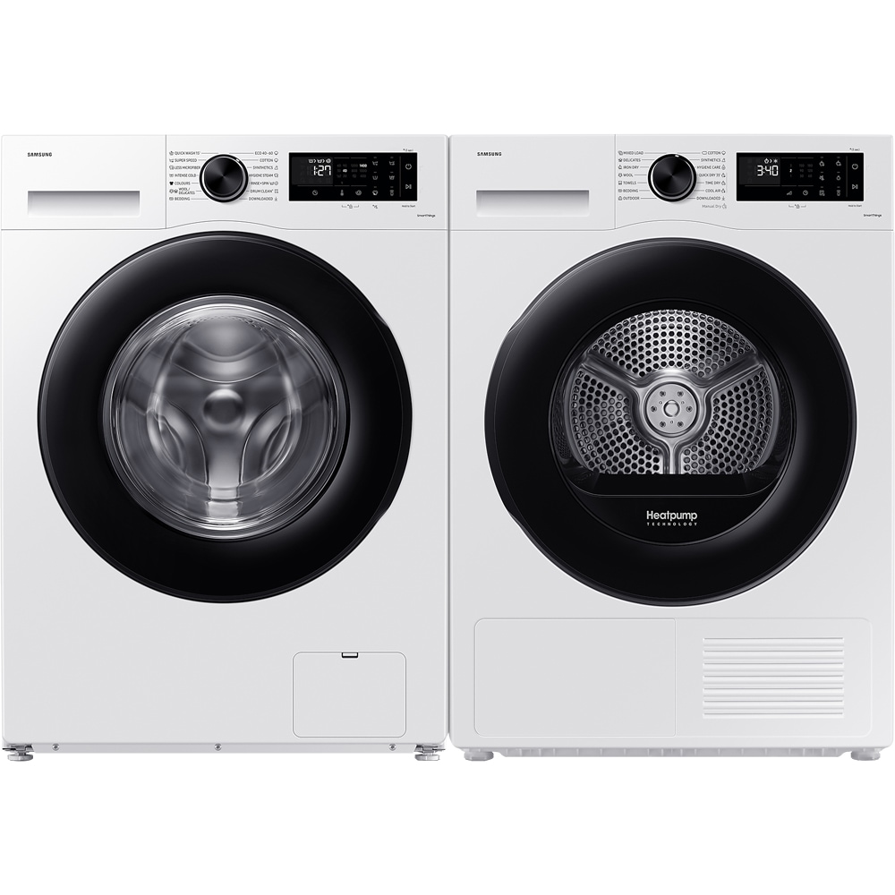 Masina de spalat rufe frontala SAMSUNG WW11DG5B25AELE, AI EcoBubble, 11 kg, 1400rpm, Clasa A, alb