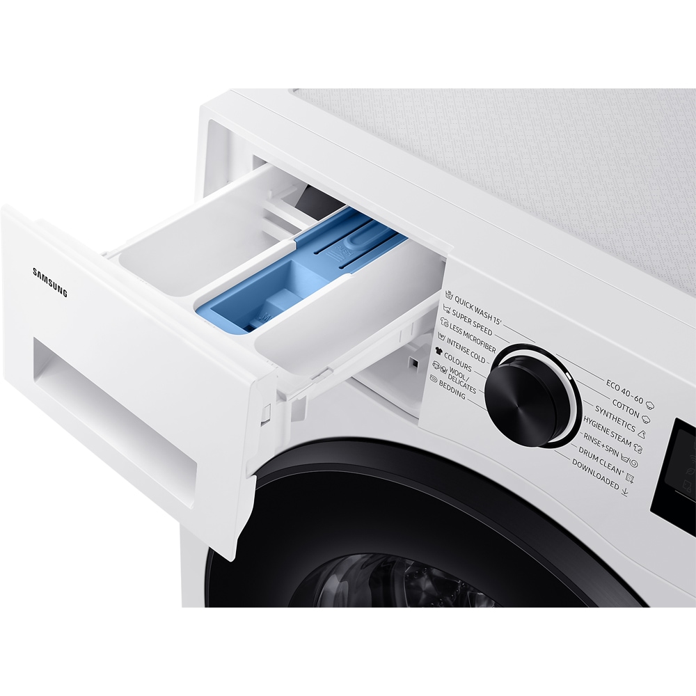 Masina de spalat rufe frontala SAMSUNG WW11DG5B25AELE, AI EcoBubble, 11 kg, 1400rpm, Clasa A, alb