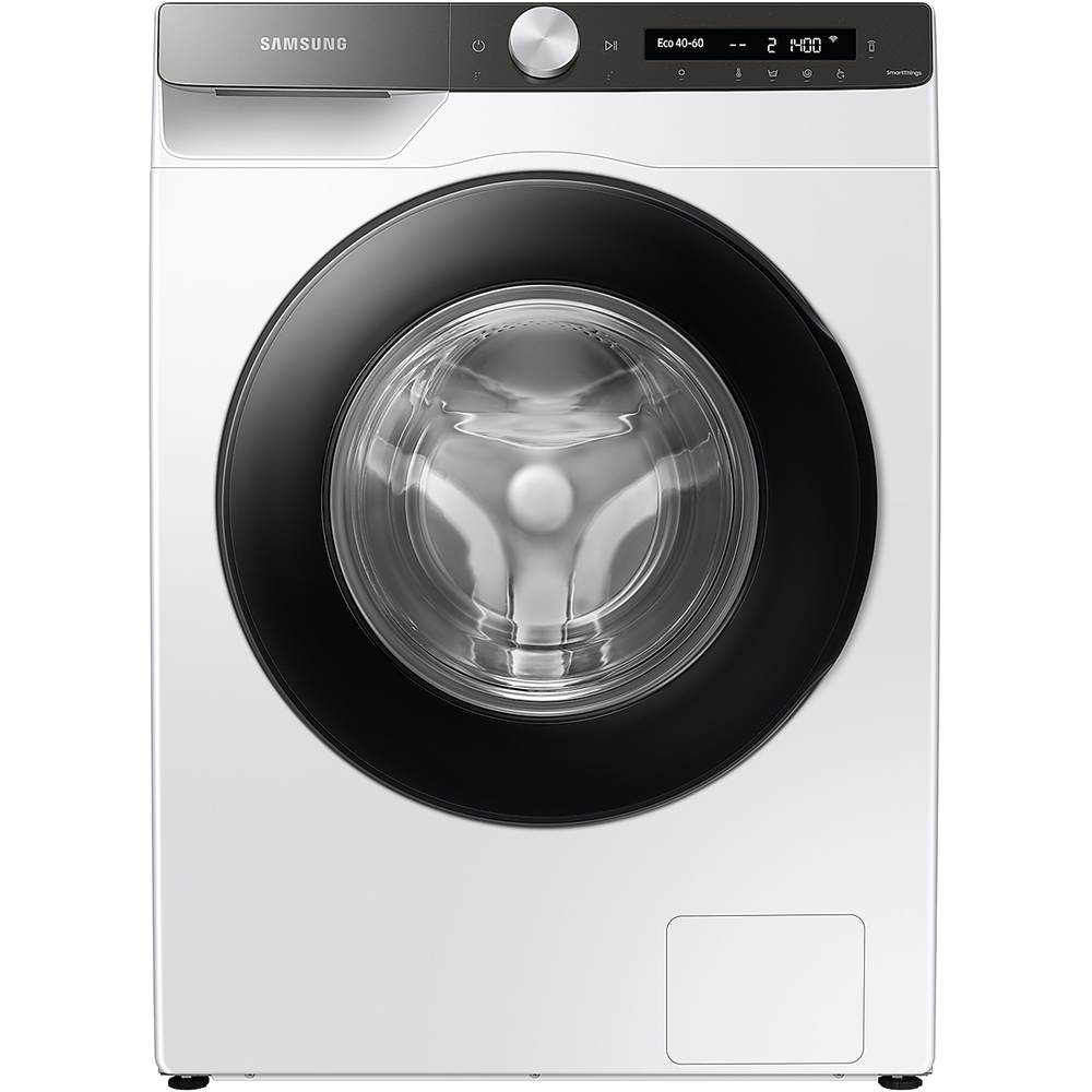 Masina de spalat rufe frontala SAMSUNG WW80T534DATAS7, AI Control, Eco Bubble, 8 kg, 1400rpm, Clasa A, alb
