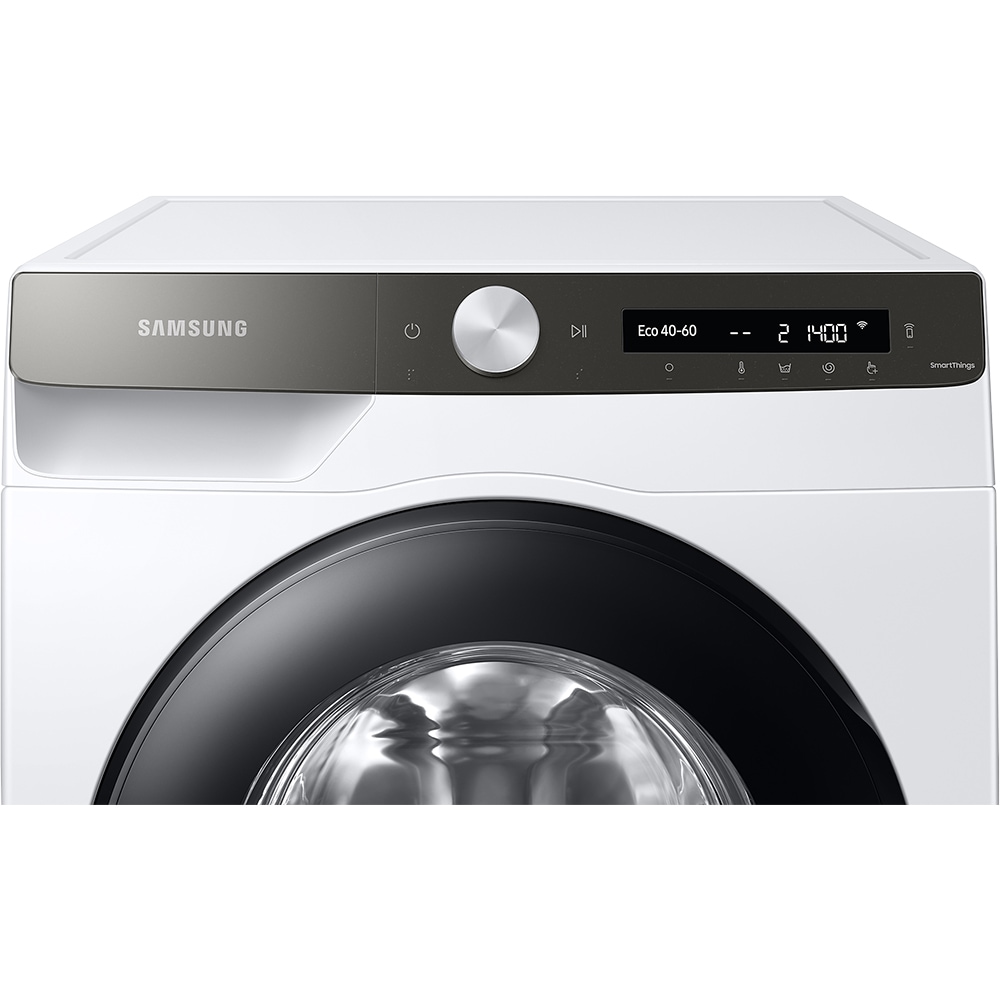 Masina de spalat rufe frontala SAMSUNG WW80T534DATAS7, AI Control, Eco Bubble, 8 kg, 1400rpm, Clasa A, alb