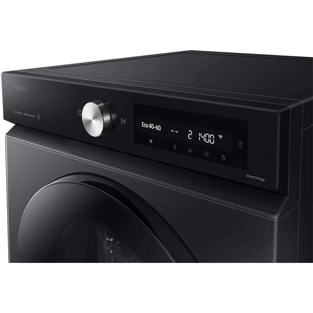 Masina de spalat rufe frontala SAMSUNG WW90DB7U34GBU4, AI EcoBubble, 9 kg, 1400rpm, Clasa A, negru