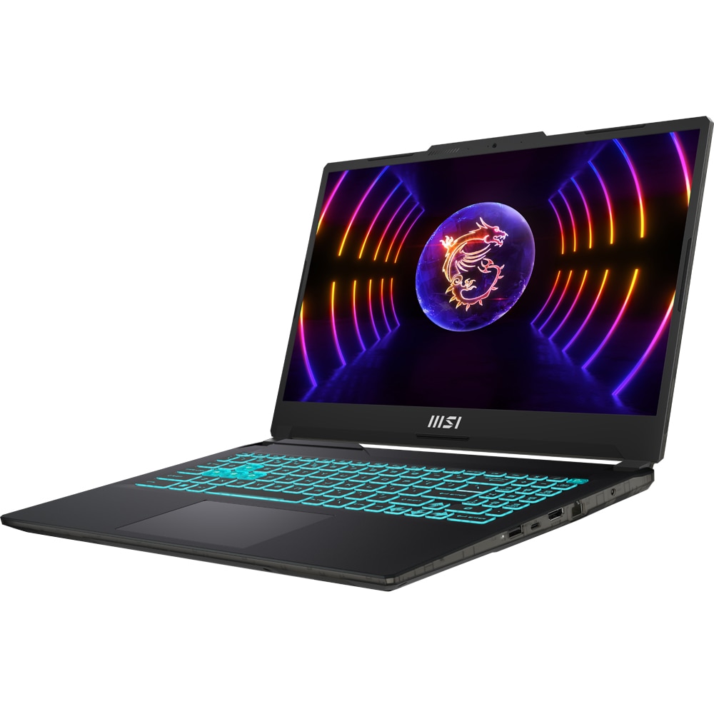 Laptop Gaming MSI Cyborg 15 A13VF-686XRO, Intel Core i7-13620H, 15.6" FHD, 16GB, SSD 512GB, NVIDIA GeForce RTX 4060 8GB, Free DOS, negru