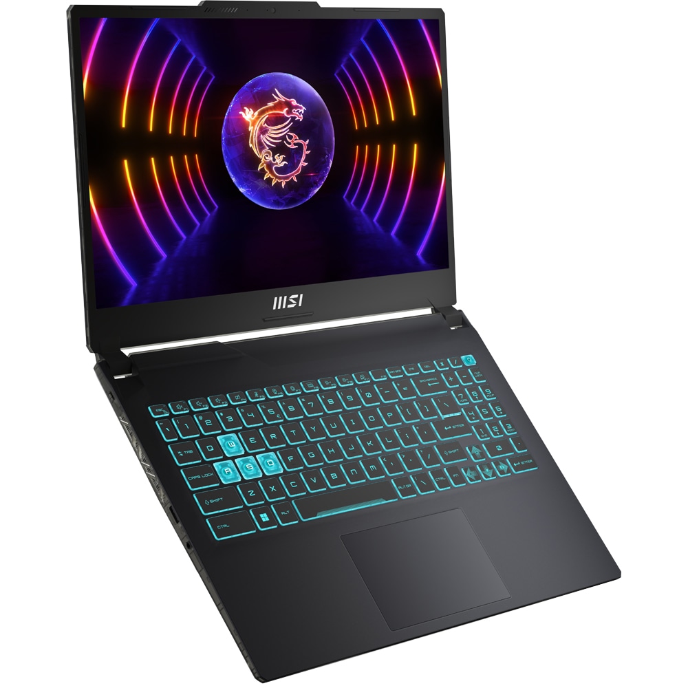 Laptop Gaming MSI Cyborg 15 A13VF-686XRO, Intel Core i7-13620H, 15.6" FHD, 16GB, SSD 512GB, NVIDIA GeForce RTX 4060 8GB, Free DOS, negru