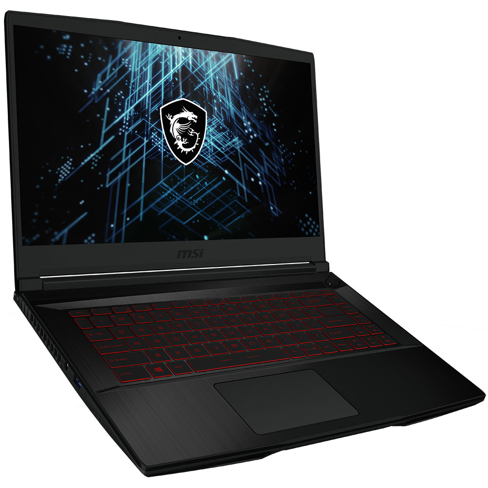 Laptop Gaming MSI Thin GF63 12VE-067XRO, Intel Core i5-12450H pana la 4.4GHz, 15.6" FHD, 16GB, SSD 512GB, NVIDIA GeForce RTX 4050 6GB, Free DOS, negru