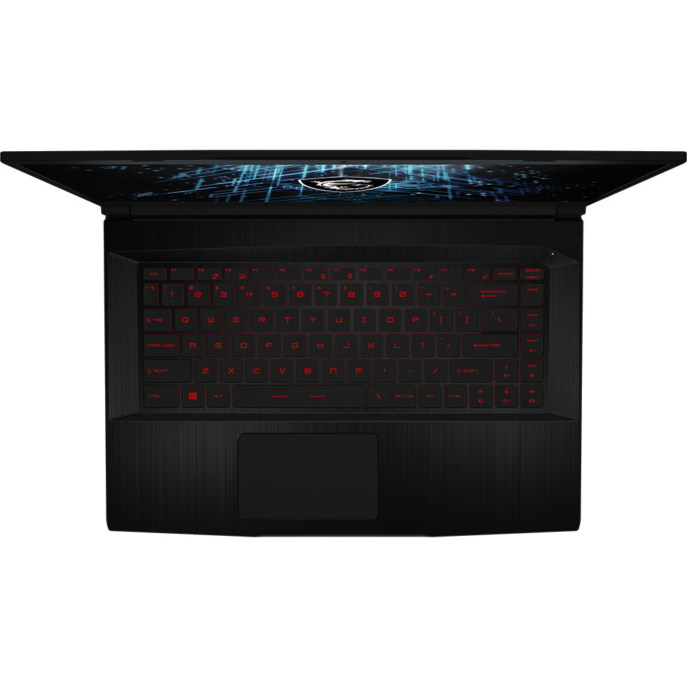 Laptop Gaming MSI Thin GF63 12VE-067XRO, Intel Core i5-12450H pana la 4.4GHz, 15.6" FHD, 16GB, SSD 512GB, NVIDIA GeForce RTX 4050 6GB, Free DOS, negru