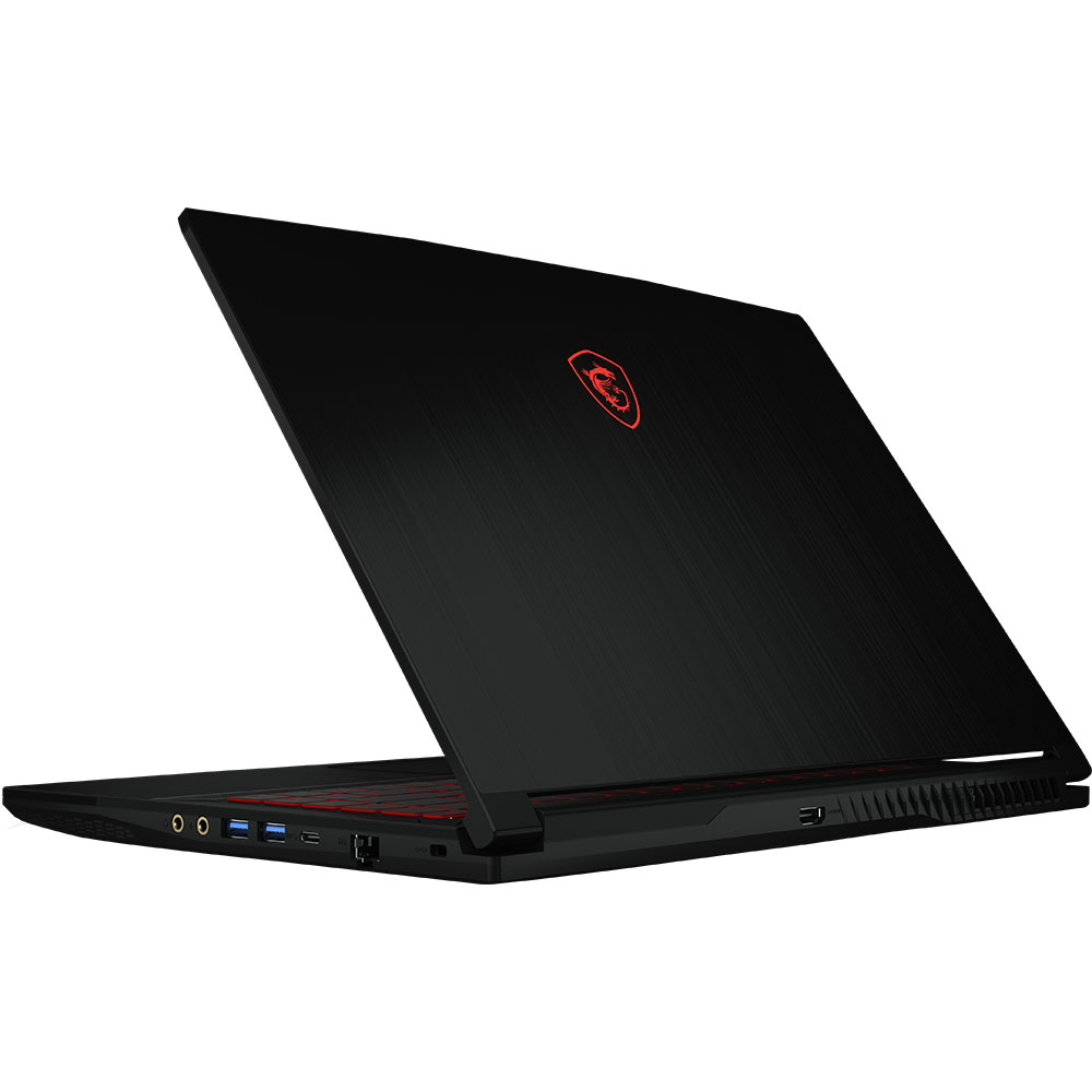 Laptop Gaming MSI Thin GF63 12VE-067XRO, Intel Core i5-12450H pana la 4.4GHz, 15.6" FHD, 16GB, SSD 512GB, NVIDIA GeForce RTX 4050 6GB, Free DOS, negru