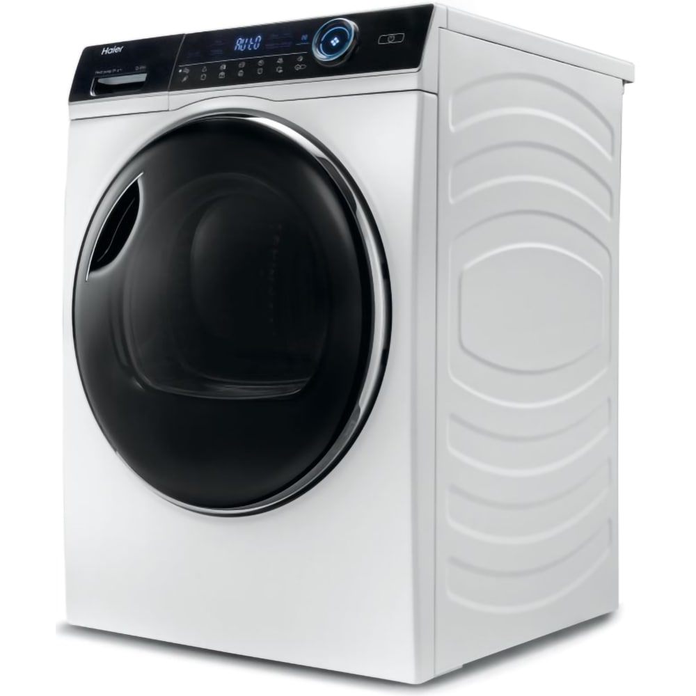Uscator de rufe HAIER HD90-A3979-S, Pompa de caldura, 9 kg, 14 programe, Clasa A+++, alb
