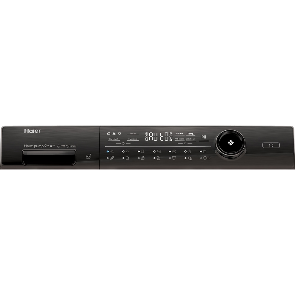 Uscator de rufe HAIER HD90-A3Q979U1, Pompa de caldura, Wi-Fi, 9 kg, 15 programe, Clasa A+++, alb