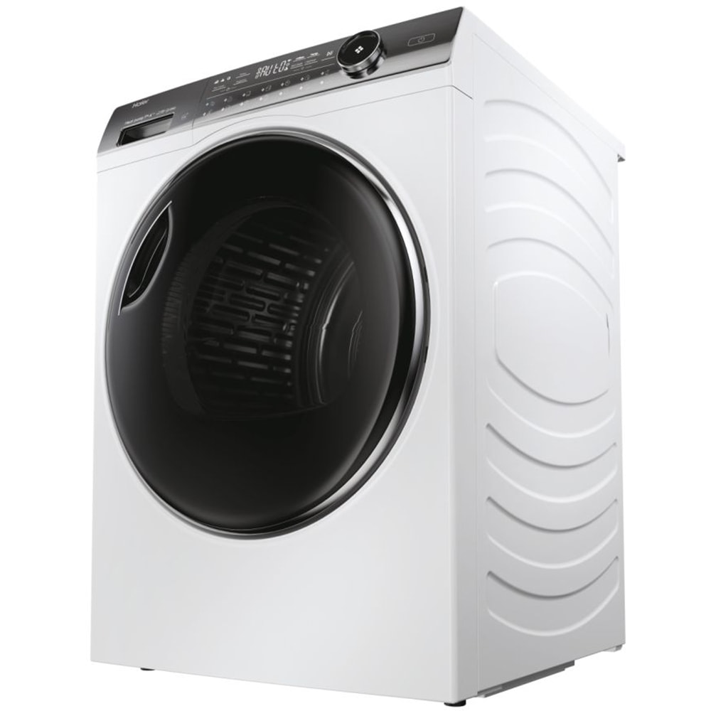 Uscator de rufe HAIER HD90-A3Q979U1, Pompa de caldura, Wi-Fi, 9 kg, 15 programe, Clasa A+++, alb