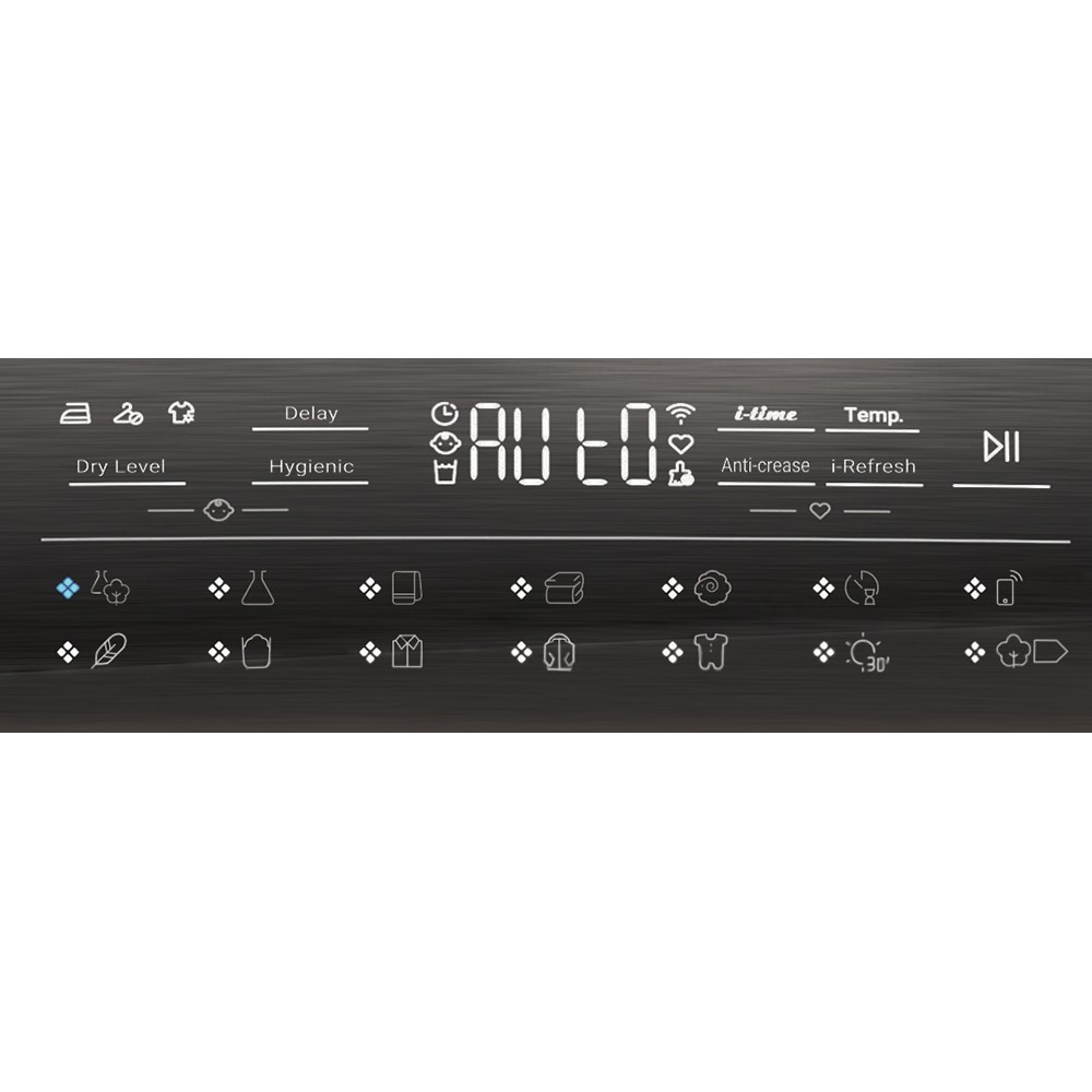 Uscator de rufe HAIER HD90-A3Q979U1, Pompa de caldura, Wi-Fi, 9 kg, 15 programe, Clasa A+++, alb