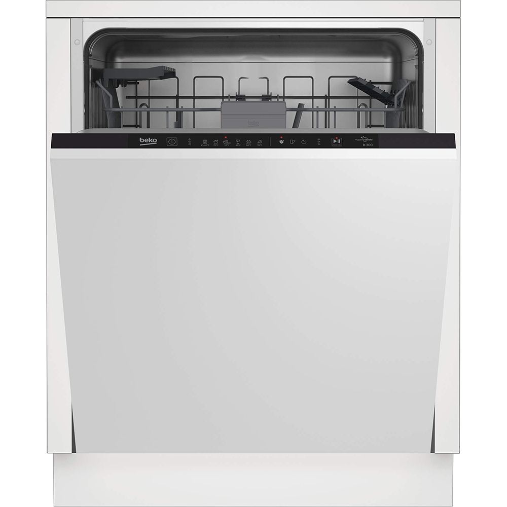 Masina de spalat vase incorporabila BEKO BDIN16430, 14 seturi, 6 programe, 60 cm, Clasa D, panou comanda negru