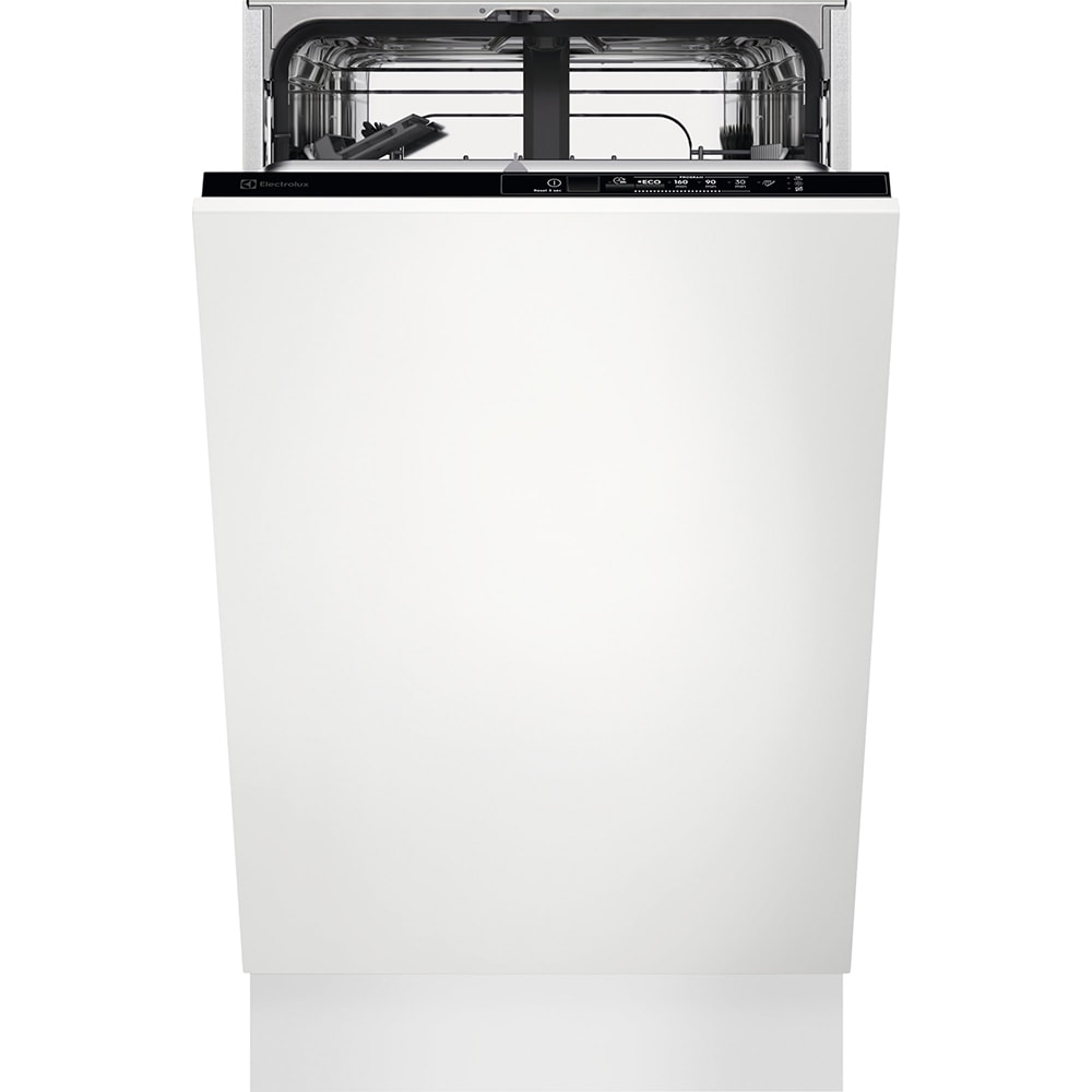 Masina de spalat vase incorporabila ELECTROLUX EEA12100L, 9 seturi, 5 programe, Clasa F, panou comanda negru