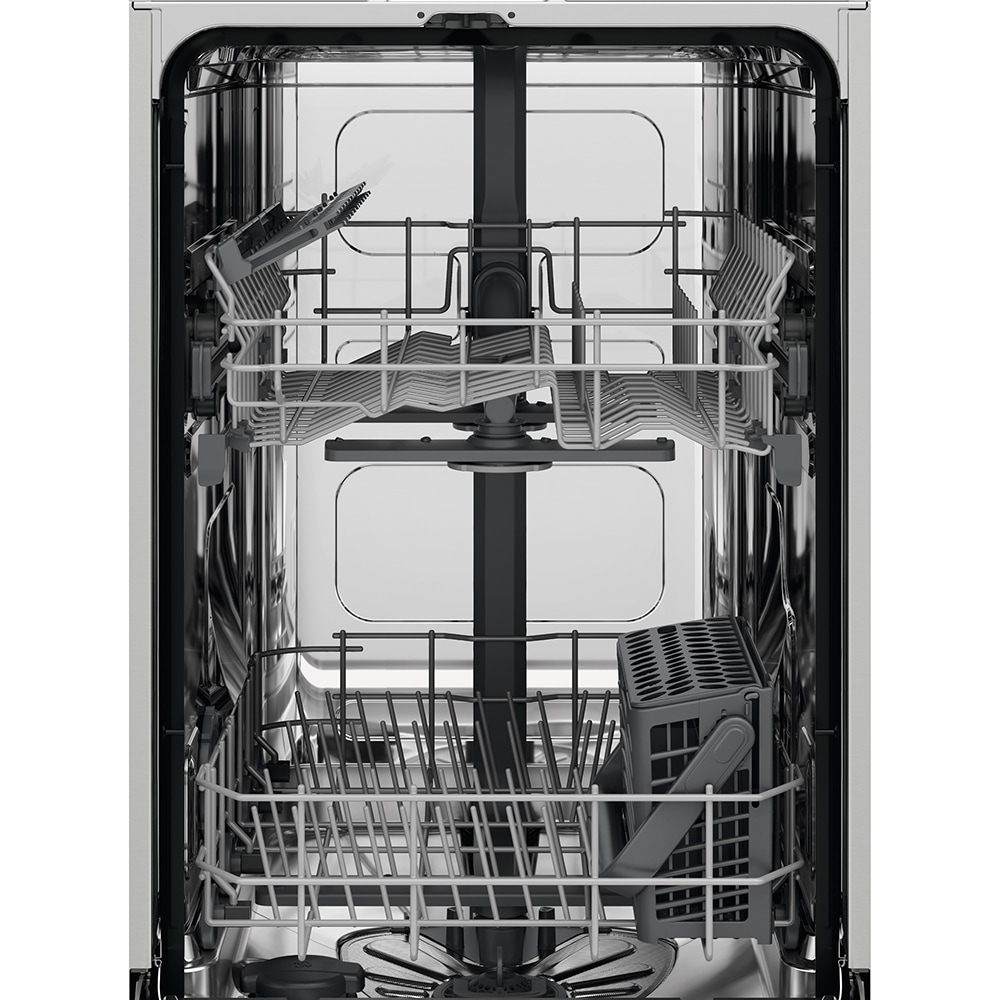 Masina de spalat vase incorporabila ELECTROLUX EEA12100L, 9 seturi, 5 programe, Clasa F, panou comanda negru