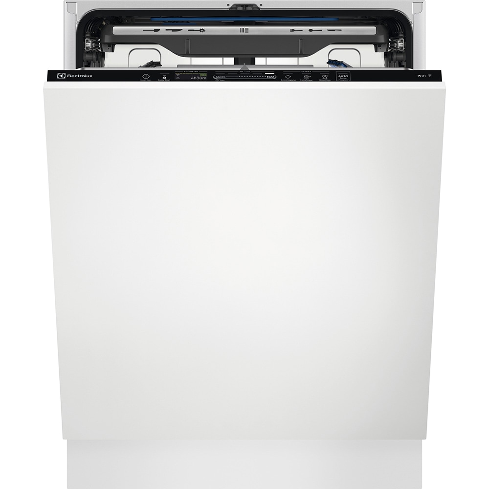 Masina de spalat vase incorporabila ELECTROLUX EEG88520W, 14 seturi, 8 programe, 60 cm, Clasa B, panou comanda negru