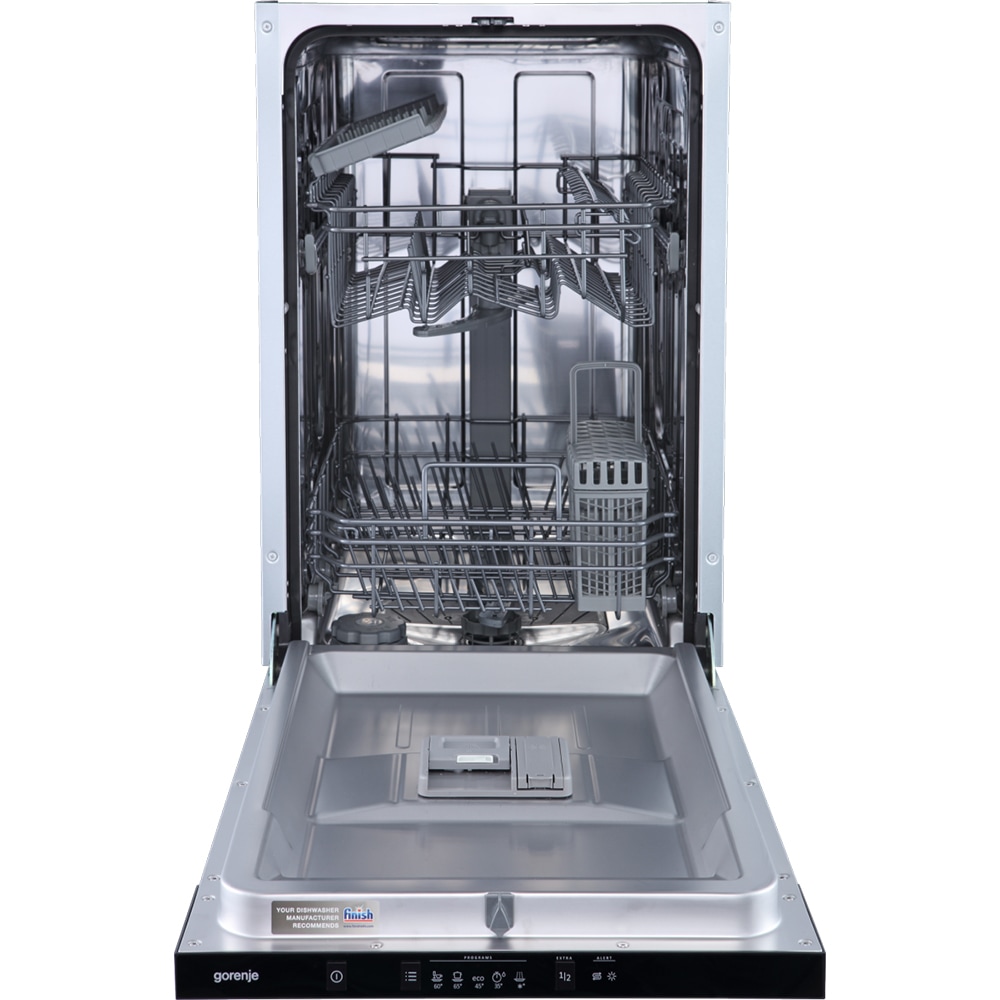 Masina de spalat vase incorporabila GORENJE GV520E15, 9 seturi, 5 programe, 45 cm, Clasa E, panou comanda negru