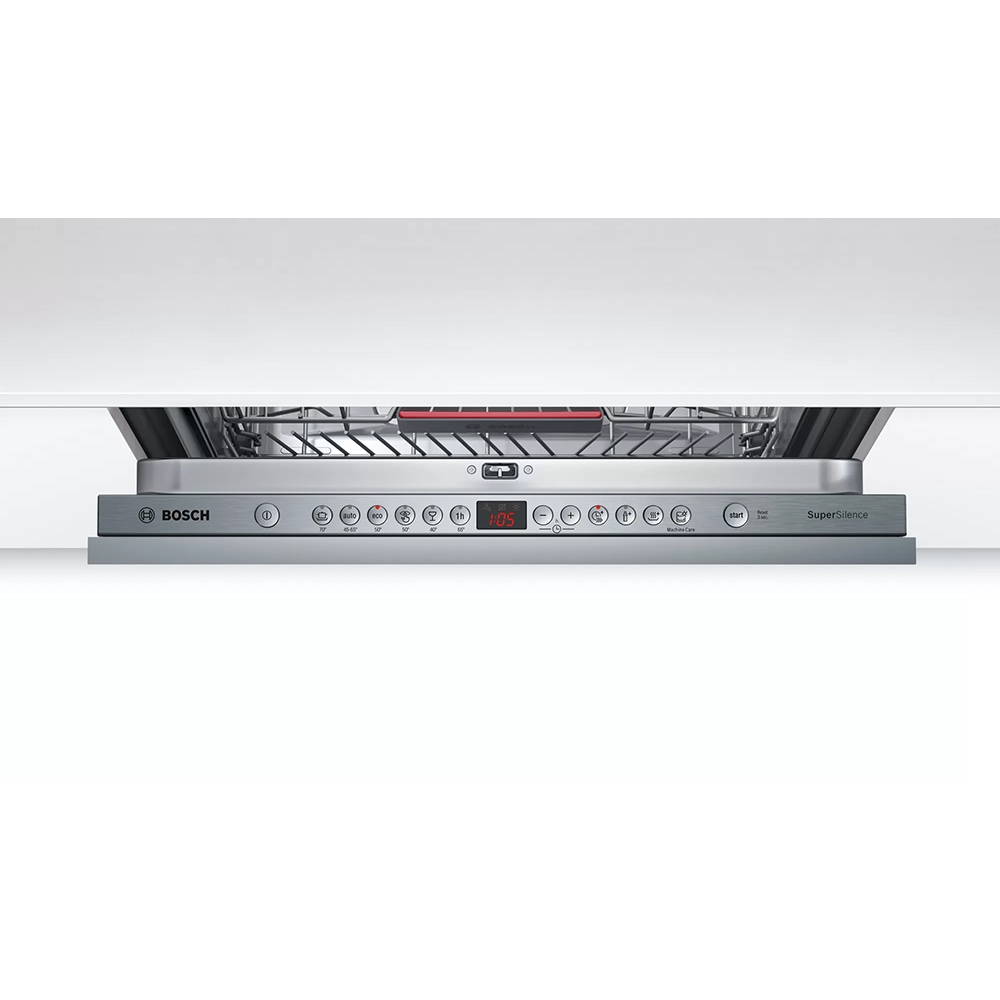 Masina de spalat vase incorporabila BOSCH SMV46KX55E, 13 seturi, 6 programe, 60 cm, Clasa E, panou comanda inox