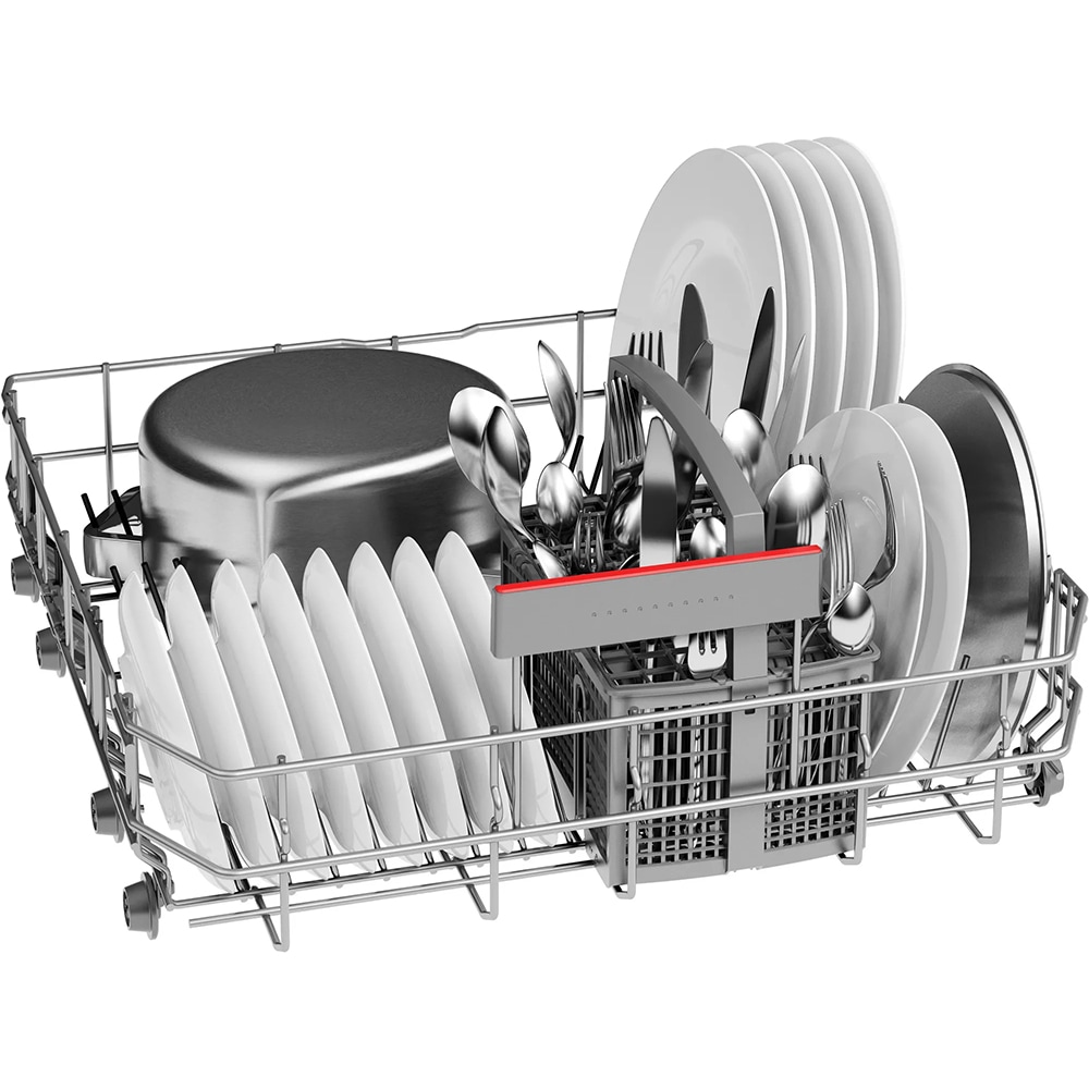 Masina de spalat vase incorporabila BOSCH SMV4HTX37E, Wi-Fi, 12 seturi, 6 programe, 60 cm, Clasa E, panou comanda inox