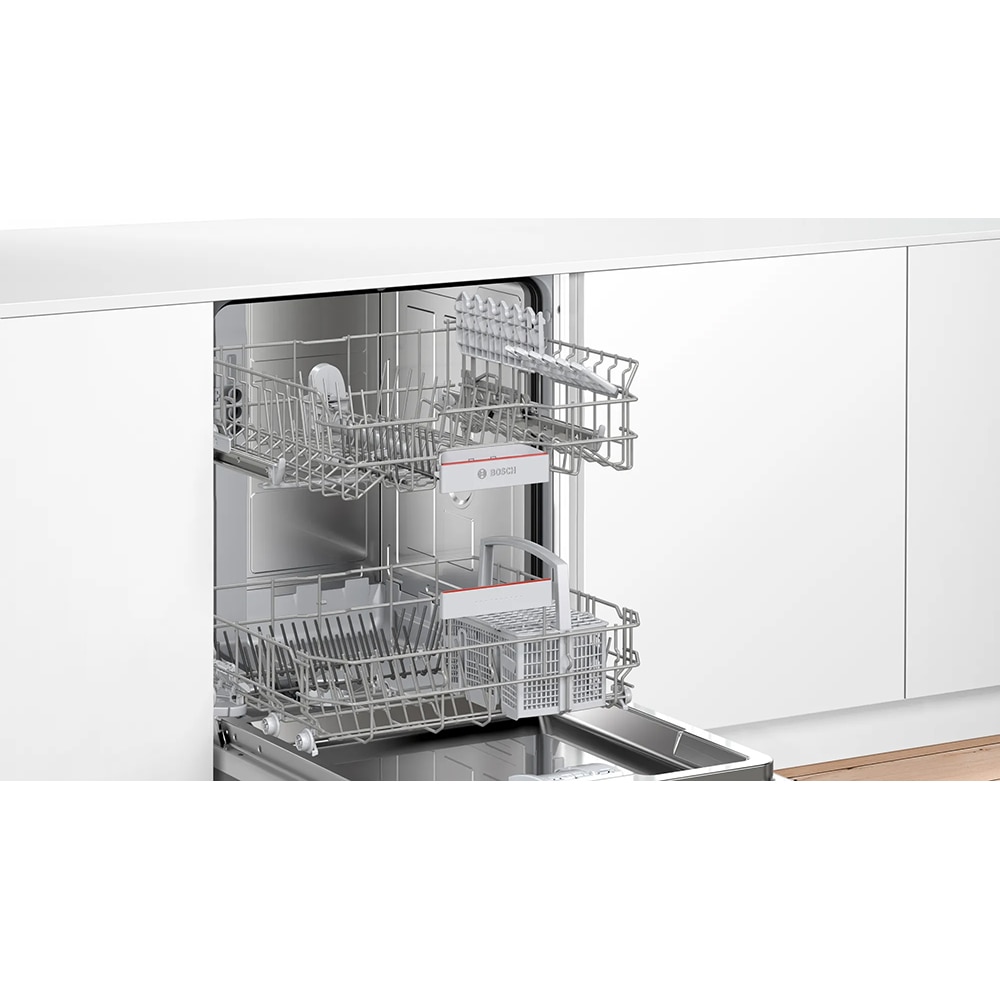 Masina de spalat vase incorporabila BOSCH SMV4HTX37E, Wi-Fi, 12 seturi, 6 programe, 60 cm, Clasa E, panou comanda inox