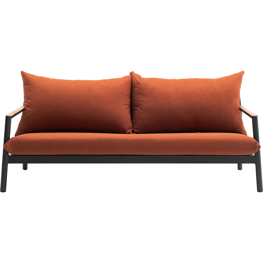 Set mobilier gradina MYRIA Monti, 4 piese, portocaliu-gri inchis