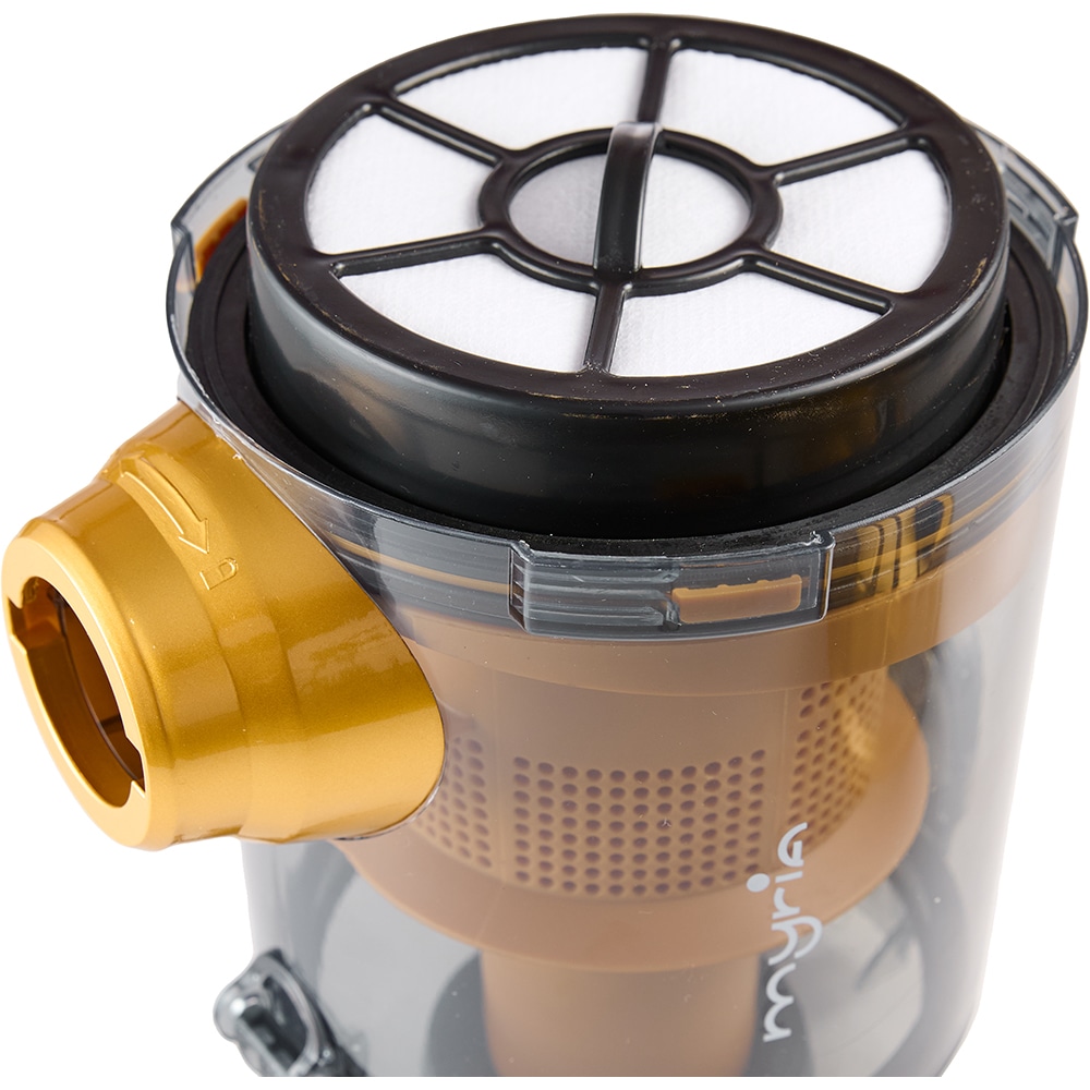 Aspirator fara sac MYRIA MY4558GD, 1.5l, 700W, 80dB, galben-negru 
