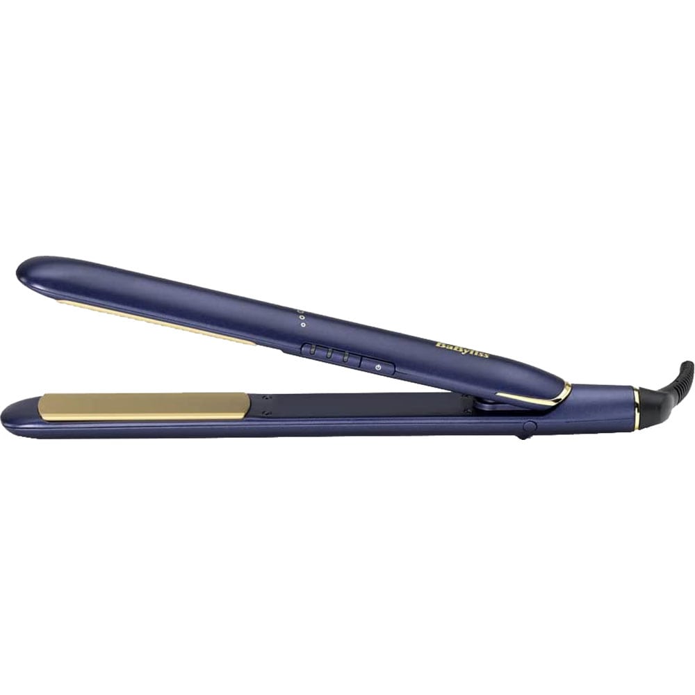 Placa de indreptat parul BABYLISS 2516PE, 235 grade, invelis titanium-ceramic, albastru