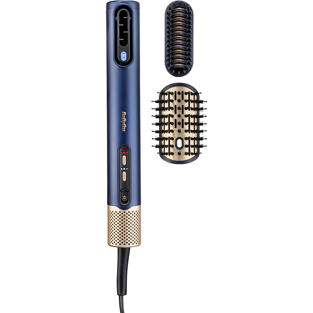 Perie cu aer cald BABYLISS Air Wand AS6550E 3in1, 1600W, 4 trepte temperatura, albastru inchis