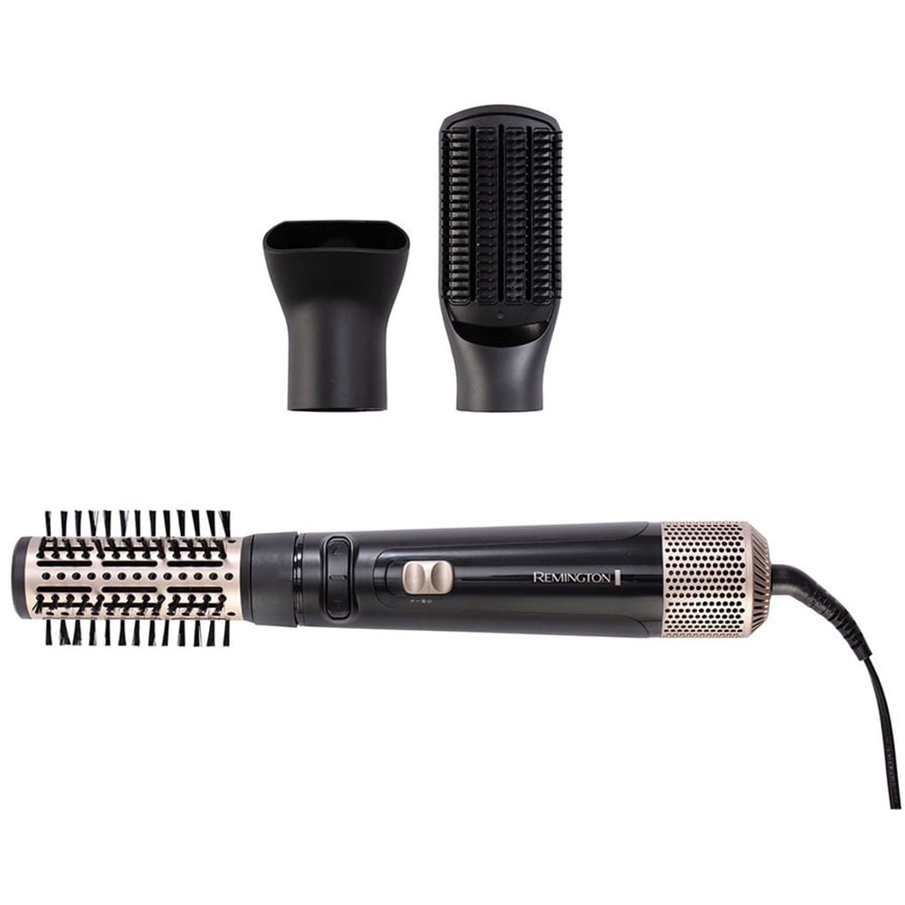 Perie rotativa REMINGTON Blow Dry & Style AS7580, 1000W, 2 viteze, 2 trepte temperatura, Invelis Ceramic, negru