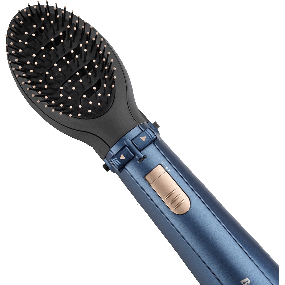 Perie rotativa BABYLISS AS965E Style Pro, 1000W, 2 viteze, 2 trepte temperatura, albastru