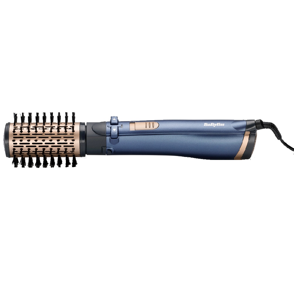 Perie rotativa BABYLISS AS965E Style Pro, 1000W, 2 viteze, 2 trepte temperatura, albastru