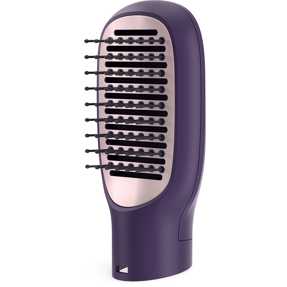Perie cu aer cald PHILIPS Essential BHA313/00, 800W, 2 viteze, 3 trepte temperatura, Invelis Ceramic, mov