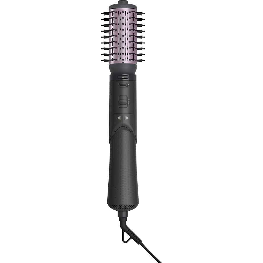 Perie rotativa PHILIPS Seria 700 BHA715/00, 1000W, 2 viteze, 3 trepte temperatura, Invelis ceramic, antracit-roz