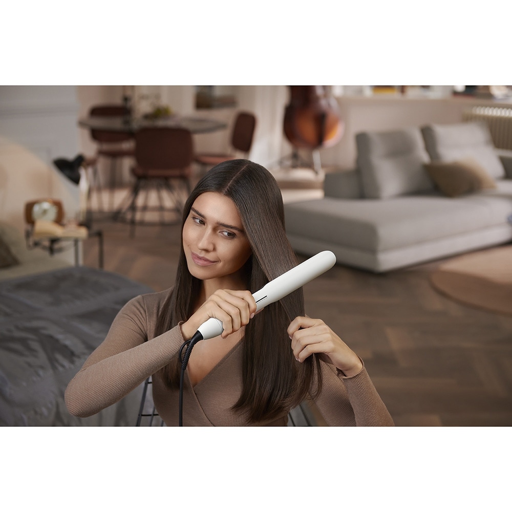 Placa de indreptat parul PHILIPS BHS515/00, 230 grade, invelis ceramic, alb