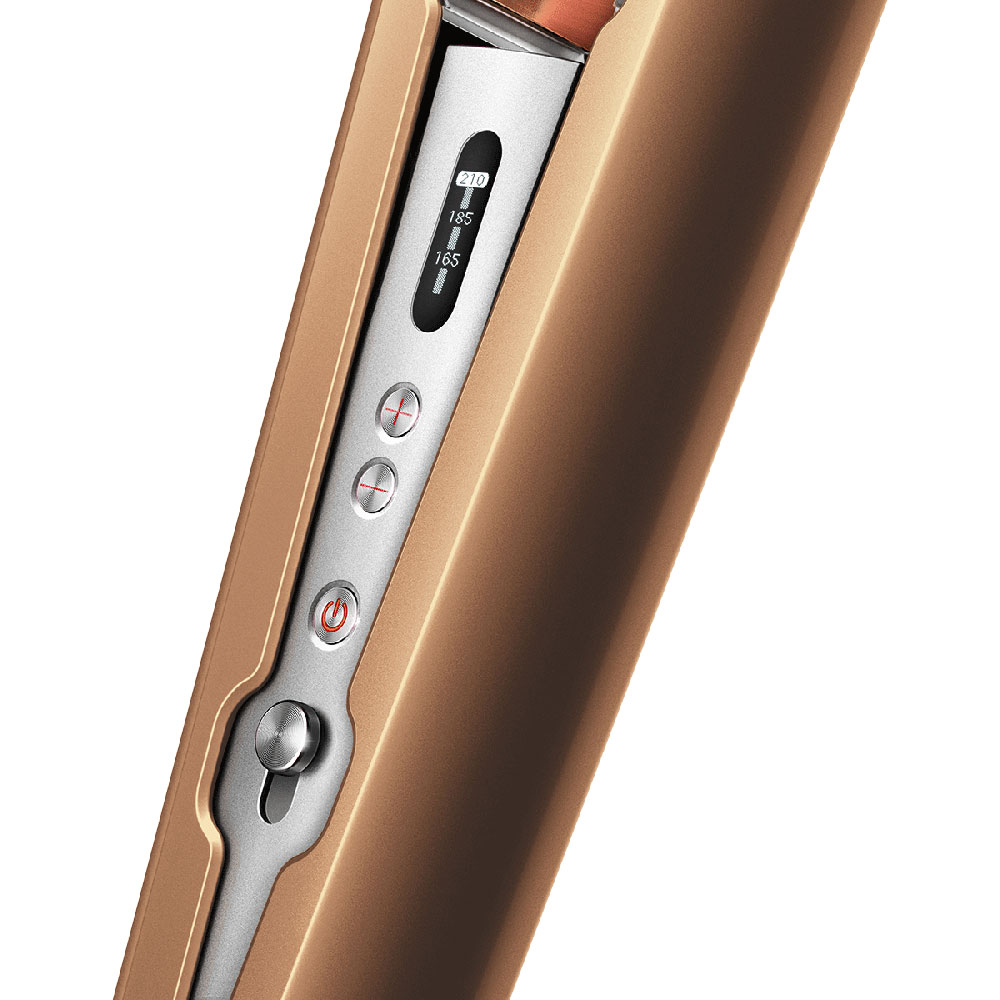 Placa de indreptat parul DYSON Corrale HS07, 210 grade, invelis mangan, bronz