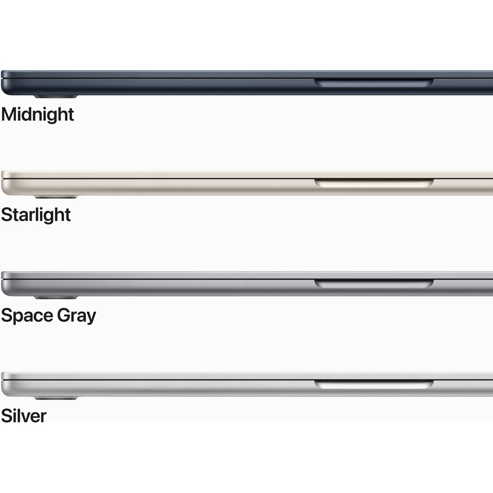Laptop APPLE MacBook Air 15mqkp3ze/a, Apple M2, 15.3" Retina Display, 8GB, SSD 256GB, 10-core GPU, macOS Ventura, Space Gray, Tastatura layout INT