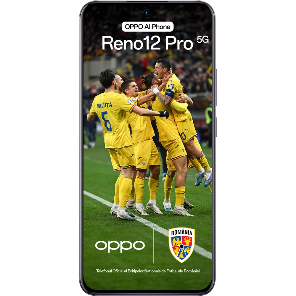 Telefon OPPO Reno12 Pro 5G, 512GB, 12GB RAM, Dual SIM, Nebula Black
