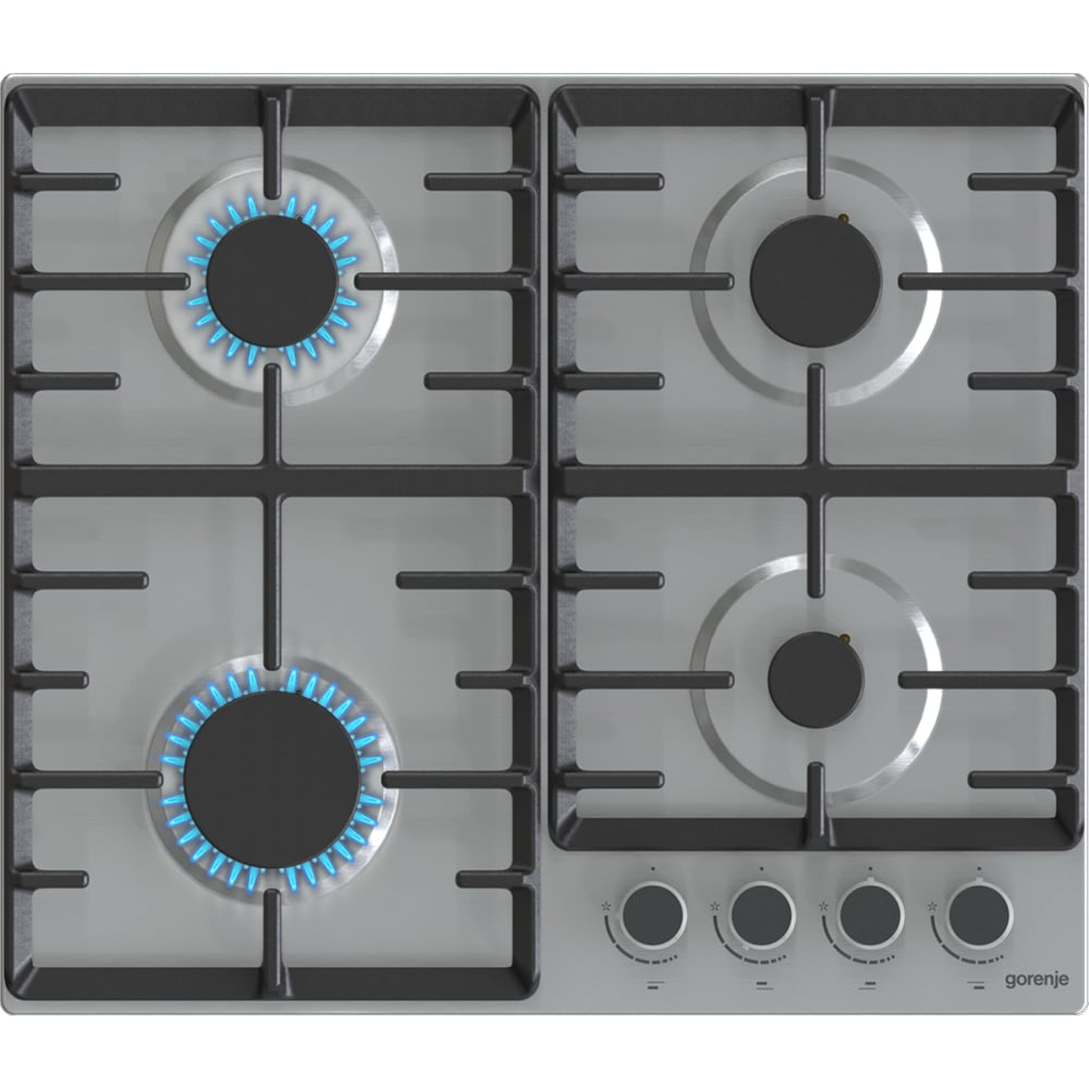 Set cuptor incorporabil GORENJE BO6735E02X, Electric, Autocuratare Aqua Clean, 77 l, Clasa A + Plita incorporabila G642ABX, Gaz, 4 arzatoare, inox
