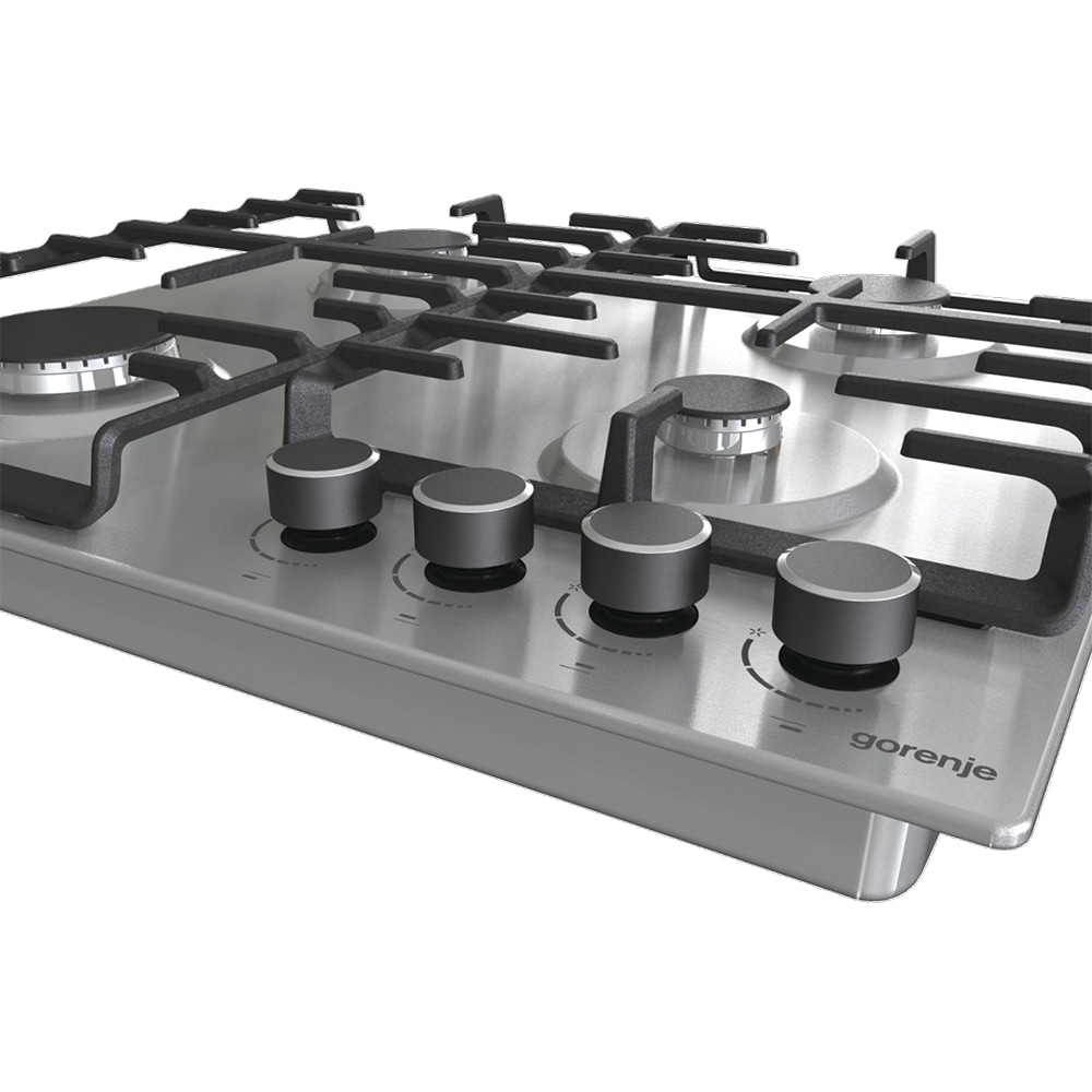 Set cuptor incorporabil GORENJE BO6735E02X, Electric, Autocuratare Aqua Clean, 77 l, Clasa A + Plita incorporabila G642ABX, Gaz, 4 arzatoare, inox