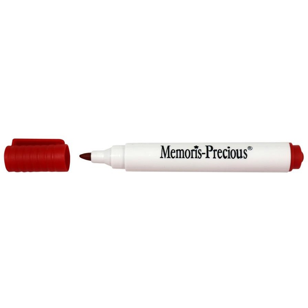 Set markere MEMORIS-PRECIOUS, 5 mm, 12 bucati, rosu