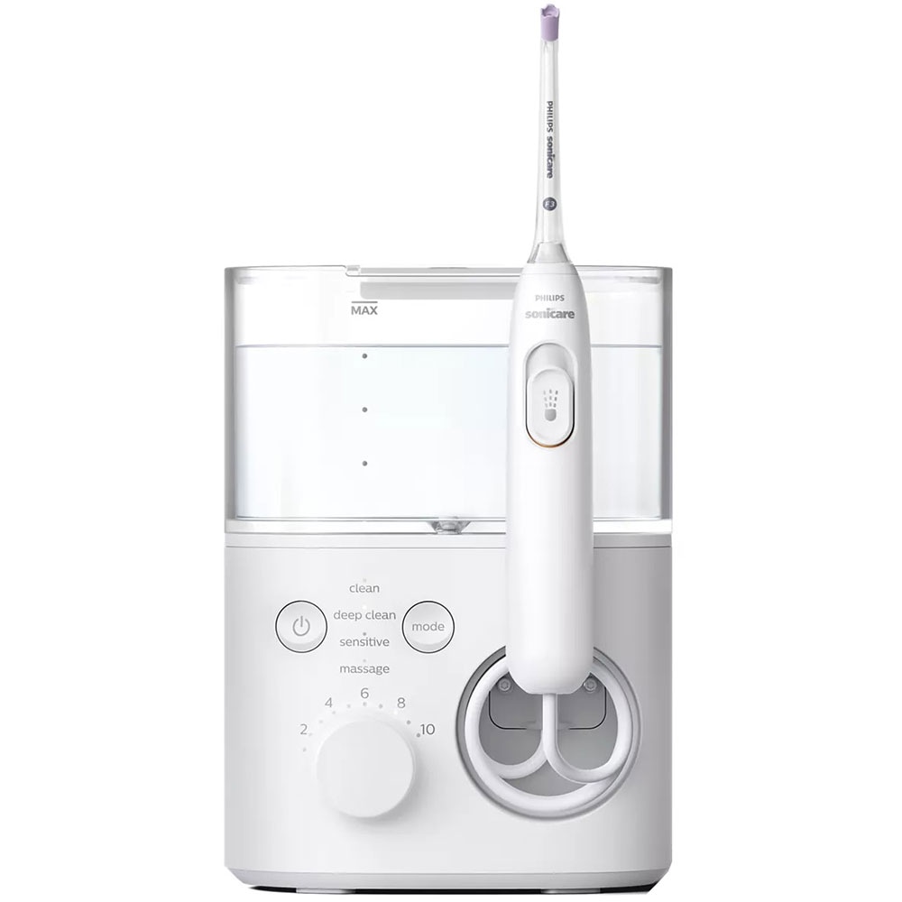Irigator bucal PHILIPS Sonicare 7000 HX3911/40, 10 viteze, 4 capete, alb