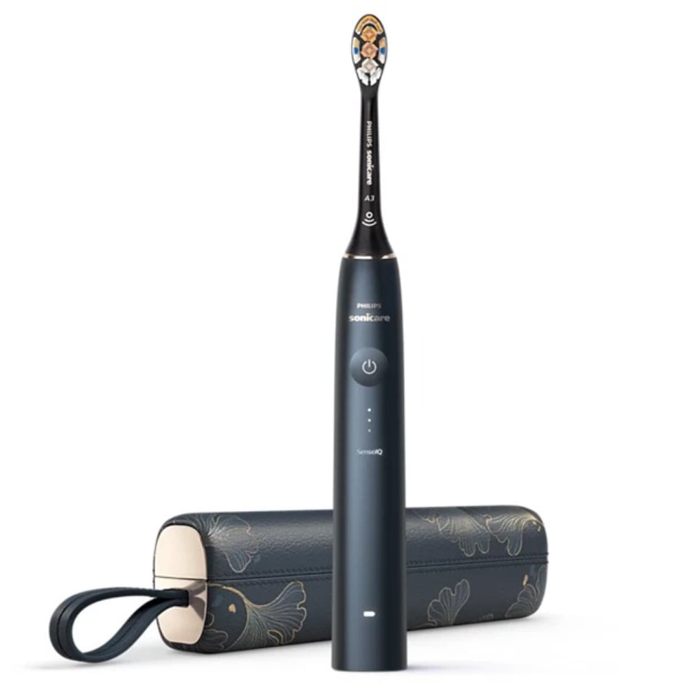 Periuta de dinti electrica PHILIPS Sonicare Prestige 9900 HX9992/42, 62000 miscari/min, 5 programe,  2 capete A3 Premium All in-One, Midnight Blue