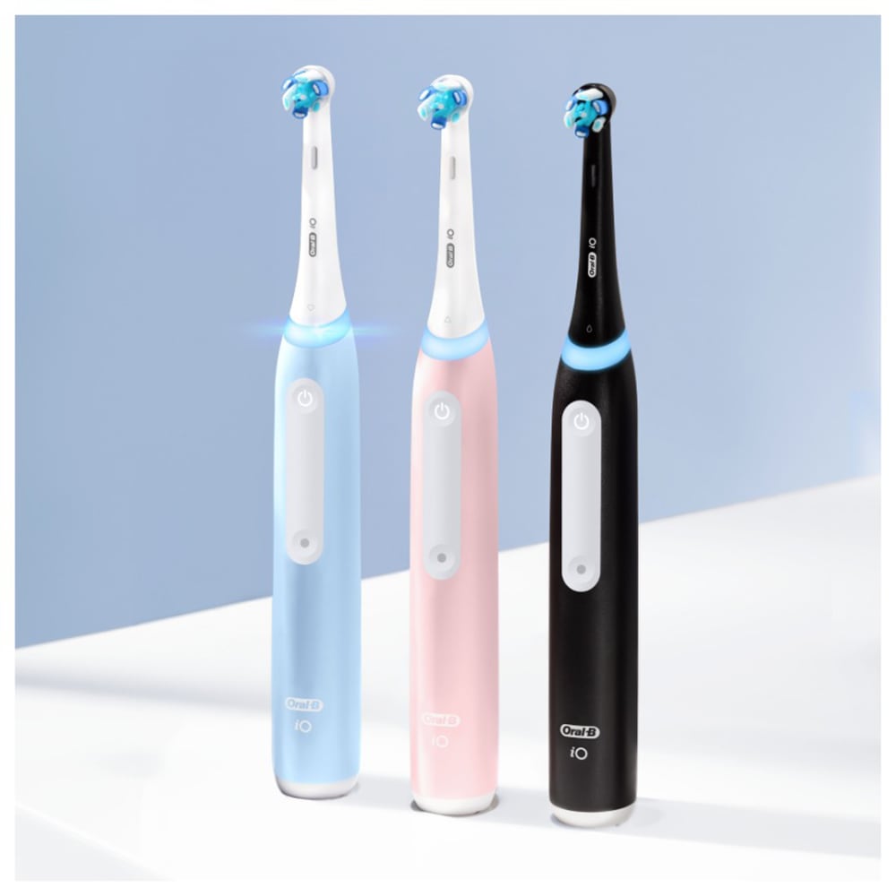 Periuta de dinti electrica ORAL-B iO3, 8800 miscari/min, Curatare 3D, Timer, 3 programe, 1 capat, negru